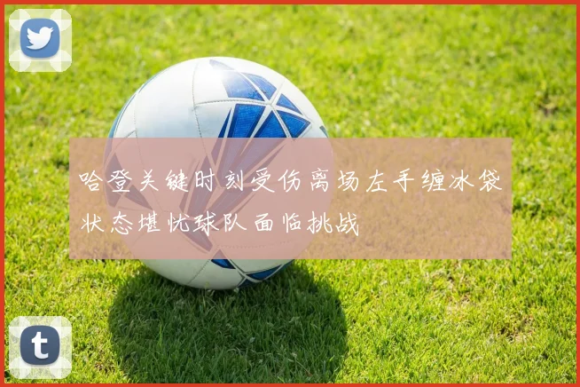 哈登关键时刻受伤离场左手缠冰袋状态堪忧球队面临挑战